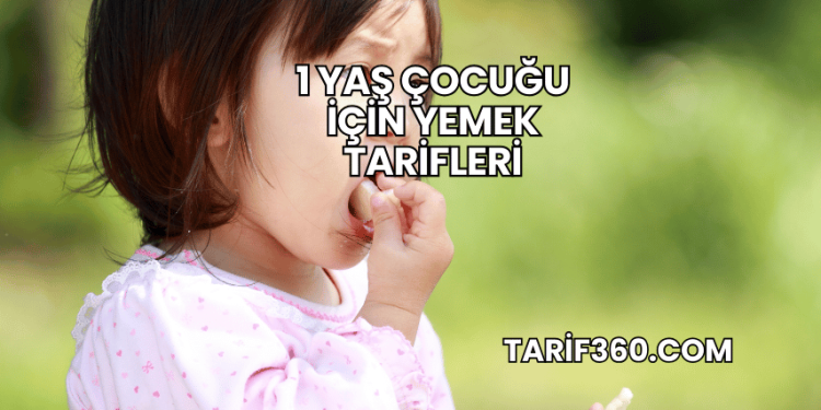 1 Yaş Çocuğu İçin Yemek Tarifleri