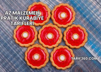 Az Malzemeli Pratik Kurabiye Tarifleri