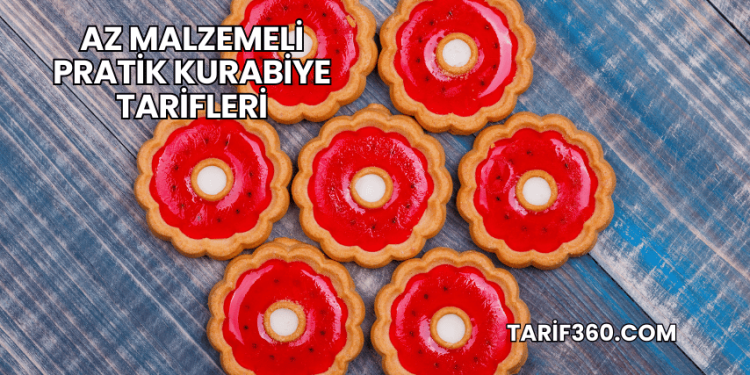 Az Malzemeli Pratik Kurabiye Tarifleri