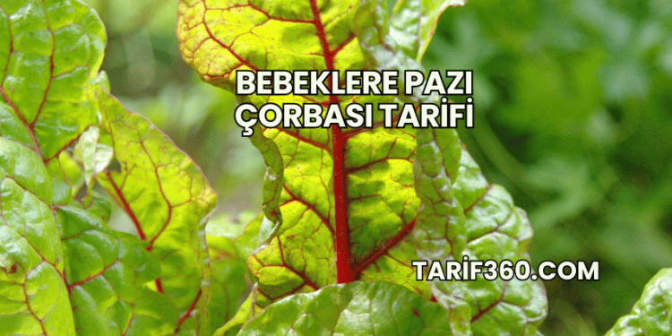 Bebeklere Pazı Çorbası Tarifi