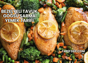 Bezelyeli Tavuk Göğsü Sarma Yemek Tarifi
