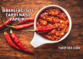 Biberli Acı Sos Tarifi Nasıl Yapılır?
