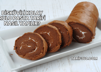 Bisküvili Kolay Rulo Pasta Tarifi Nasıl Yapılır?