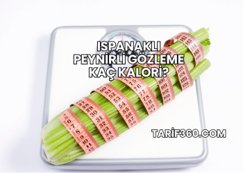 Ispanaklı Peynirli Gözleme Kaç Kalori?