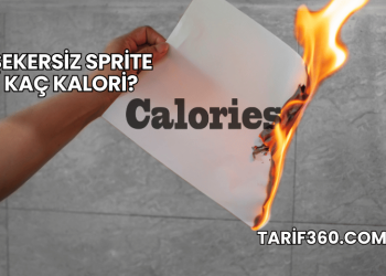 Şekersiz Sprite Kaç Kalori?
