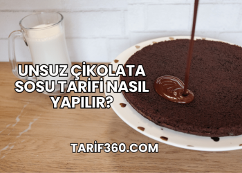Unsuz Çikolata Sosu Tarifi Nasıl Yapılır?