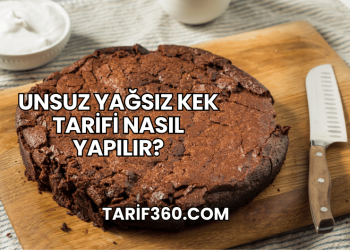 Unsuz Yağsız Kek Tarifi Nasıl Yapılır?