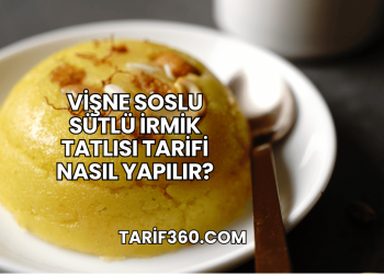 Vişne Soslu Sütlü İrmik Tatlısı Tarifi Nasıl Yapılır?
