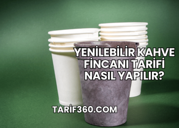 Yenilebilir Kahve Fincanı Tarifi Nasıl Yapılır?