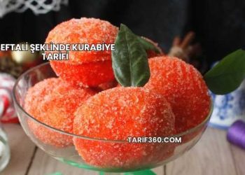 Şeftali Şeklinde Kurabiye Tarifi