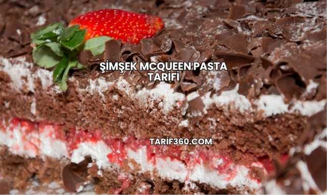 Şimşek McQueen Pasta Tarifi