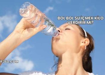 Bol Bol Su İçmek Kilo Verdirir mi?
